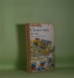 画像1: Choses vues / souvenirs, journaux, cahiers/ 1870-1885　Victor Hugo　著/Hubert Juin　編