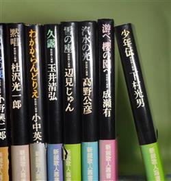 画像1: 新鋭歌人叢書　全8巻　揃―てのひらの闇、黙唱、わがからんどりえ、久露、雪の座、汽水の光、游べ、櫻の園へ、少年伝　小野興二郎、杜沢光一郎、小中英之、玉井清弘、辺見じゅん、高野公彦、成瀬有、下村光男　著