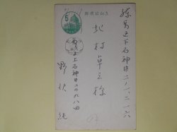 画像1: 野沢純（小説家）葉書（三友社・北村卓三宛）　野沢純