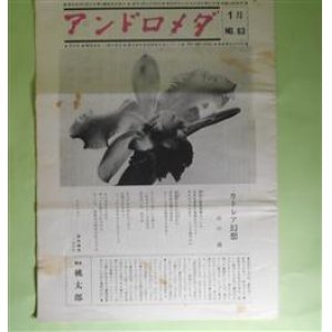 画像: アンドロメダ　第63号（昭和50年1月）―カトレア幻想（西川満）、柳は緑、花は紅（西川満）、絵本『桃太郎』―わたしの造った限定本（8）、ガス爆発から救われる（大内恵美子）ほか　西川満、大内恵美子　ほか