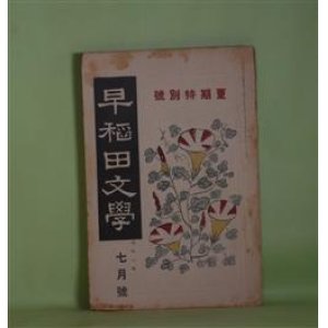 画像: 早稲田文学　大正8年7月（第164号）　夏期特別号―黒幕の裏（小川未明）、外光（三上於莵吉）、白仁氏の一日（谷崎精二）、我善坊にて（正宗白鳥）、索迷（日夏耿之介）、加能作次郎論（木村毅）ほか　小川未明、三上於莵吉、谷崎精二、正宗白鳥、日夏耿之介、石丸梧平、坪内士行、木村毅　ほか