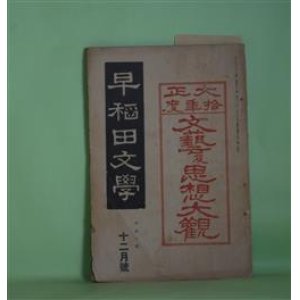 画像: 早稲田文学　大正10年12月（第193号）―大正十年度文藝及思想大観―最近の文芸批評壇（本間久雄）、文芸批評壇の人々（木村毅）、小説界の傾向及事件（宮島新三郎）、正宗、芥川、吉田、菊池、広津五氏の作品（伊藤貴麿）、宗教界の傾向、事実及批判（木村毅）ほか　本間久雄、木村毅、宮島新三郎、伊藤貴麿、平林初之輔、川路柳虹、森口多里　ほか