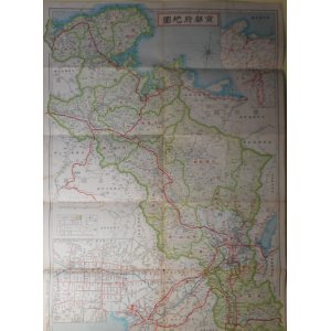 画像: 日本府県管内地図　京都府