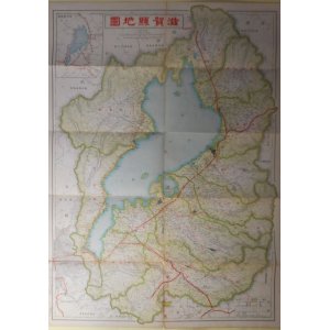 画像: 日本府県管内地図　滋賀県