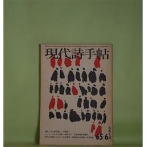 画像: 現代詩手帖　1965年6月（第8巻第6号）―水の詩二篇（大岡信）、四行詩によるエスキス（清岡卓行）、証言（長田弘）、現代の詩論について（吉本隆明）ほか　大岡信、清岡卓行、長田弘、吉本隆明、岡田隆彦×渡辺武信、吉増剛造　ほか