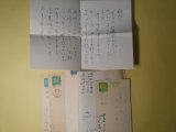 画像: 竹谷富士雄（画家）葉書（三友社・北村卓三宛）　4枚＋書簡　1通　竹谷富士雄