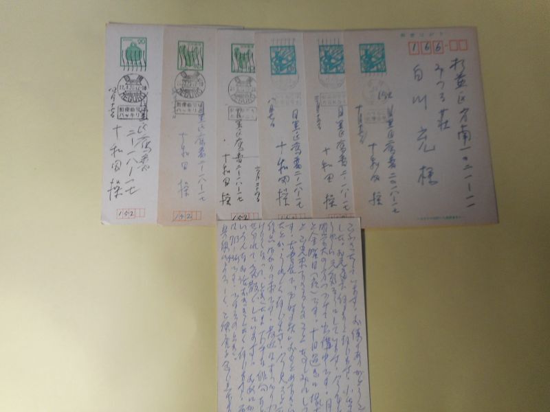 画像1: 十和田操葉書（白川充宛）　7通