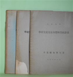 画像1: 学校生徒児童身体検査統計表　計3冊（大正6、7、10年）