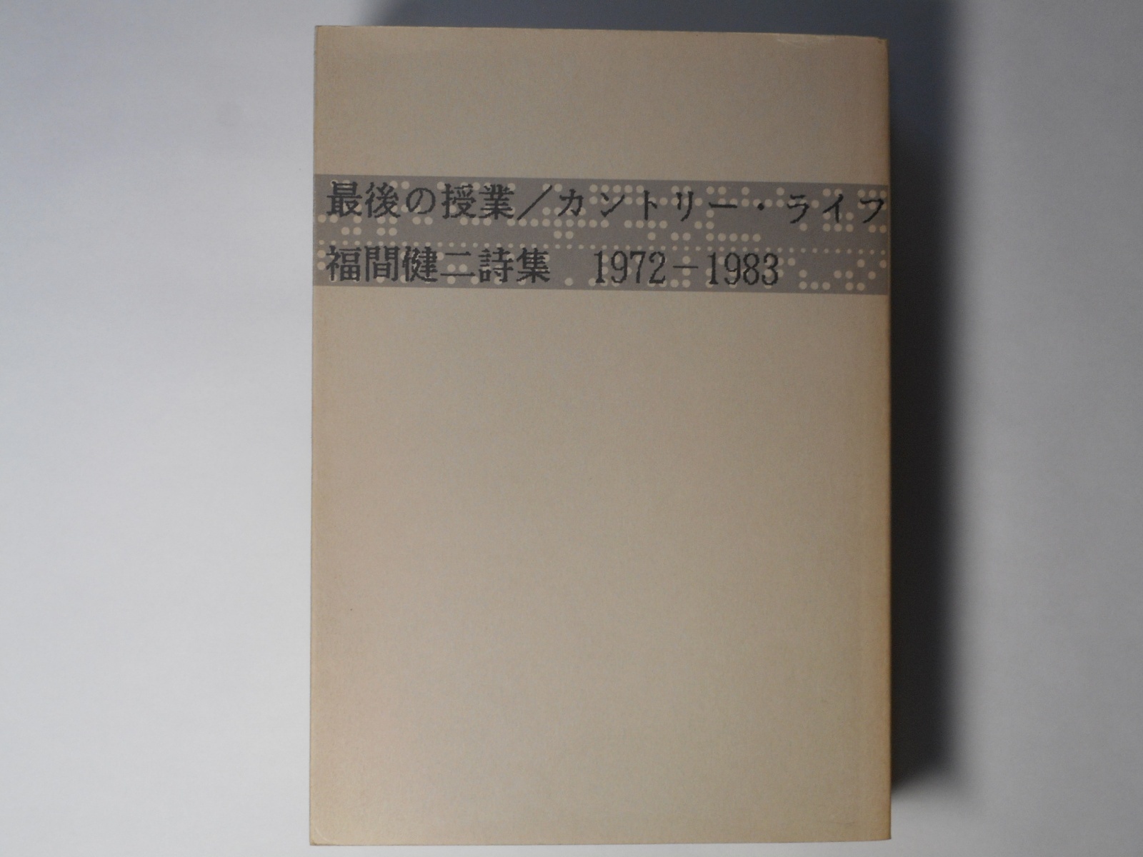 画像1: 最後の授業/カントリー・ライフ―福間健二詩集　1972-1983　福間健二　著