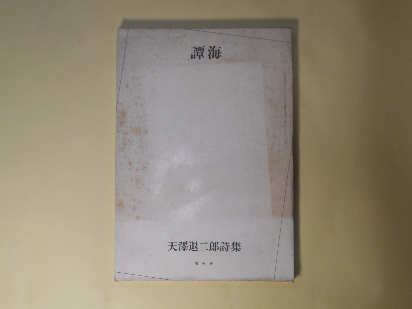 画像1: 譚海―天澤退二郎詩集　天澤退二郎　著/中西夏之　装幀